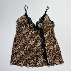 Vintage Whispers Cheetah Print Lace Top